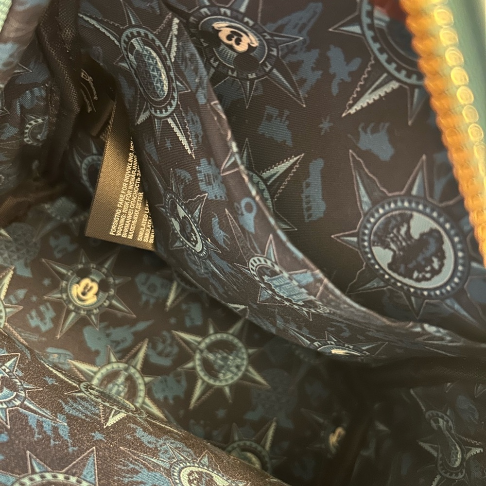 Disney World Blue and White Castle Mini Backpack - Picture 6 of 6